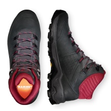 Mammut Wanderschuhe Nova Mid IV GTX (All-Terrain, Nubukleder, wasserdicht) schwarz/rot Damen